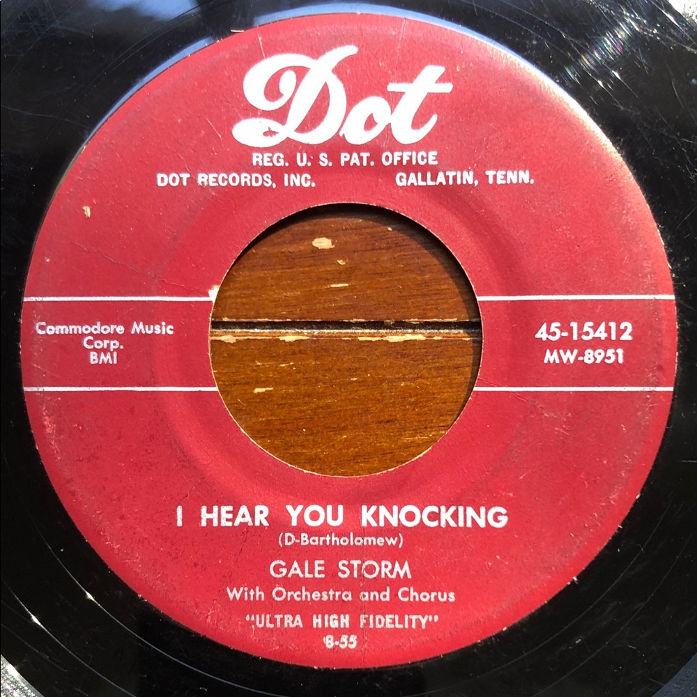 Dot Gale Storm I Hear You Knocking Vinyl 45 Record ‘55